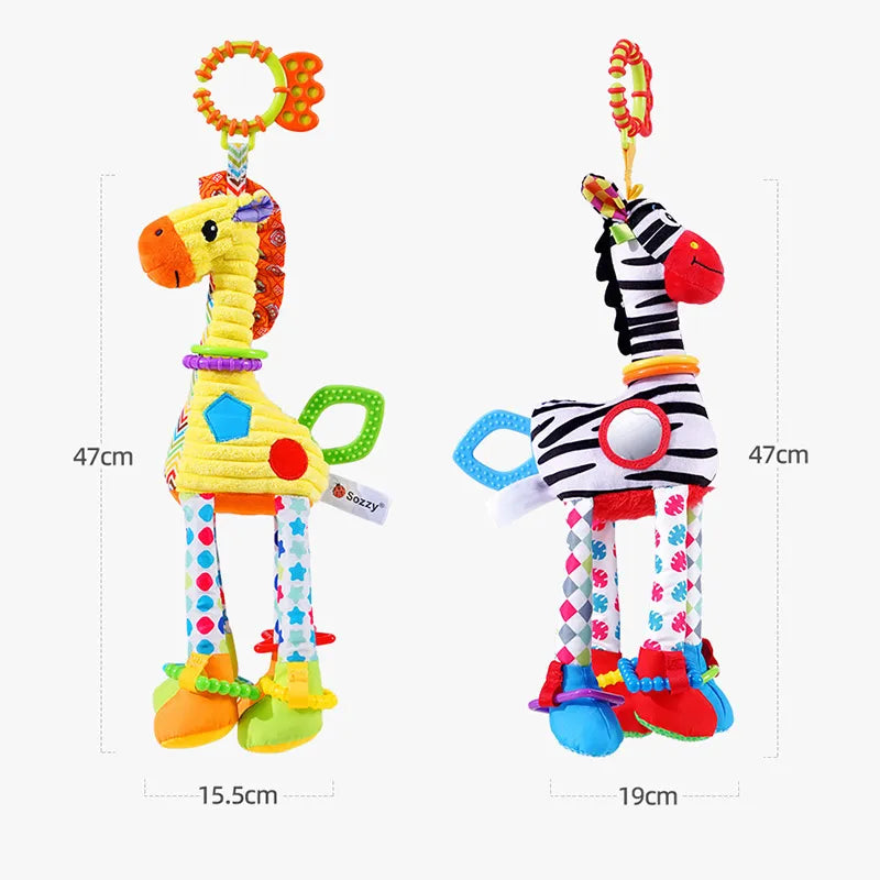 Hochets en peluche pour bébé Girafe