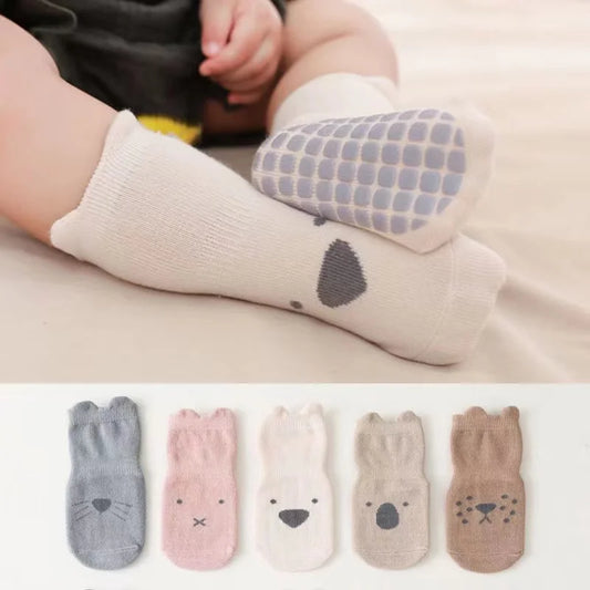 Chaussettes Antidérapantes pour Bébé - Petits Pas Doux™