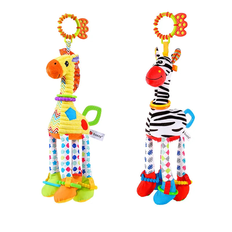 Hochets en peluche pour bébé Girafe